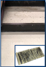 Industrial basin after filtration